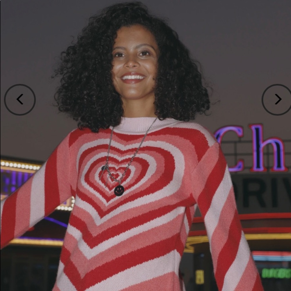 Heart sweater!So cute and really good quality!
